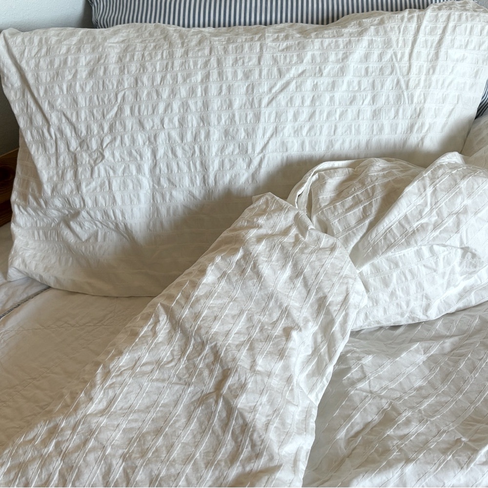 IKEA Duvet Cover White Twin Ofelia Vass